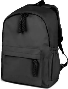 Black Casual Backpack, 14" Laptop Backpack, Bookbag for College, Daypack Backpack for Women Travel