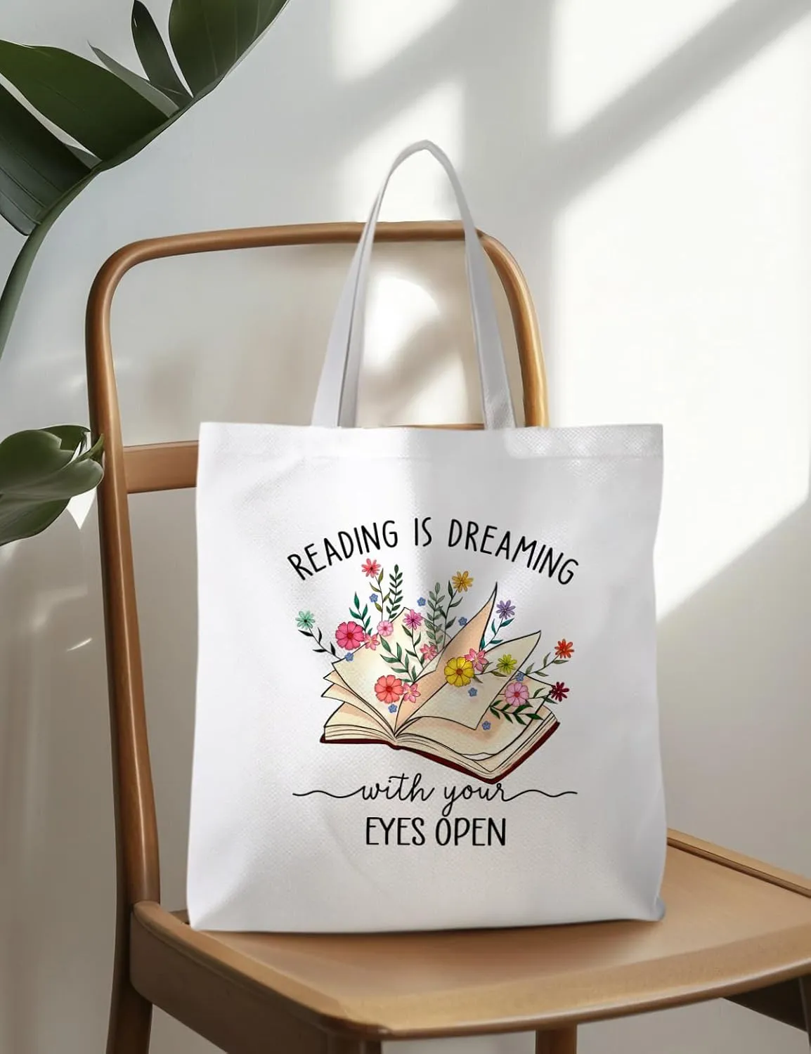 Book Tote Bag, Reading Gifts for Women, Gifts for Reading Lovers Women