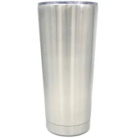 Case of 24 - 32 oz Tapered Slim Stainless Steel Insulated Blank Tumblers with Leak Resistant Slide Lid
