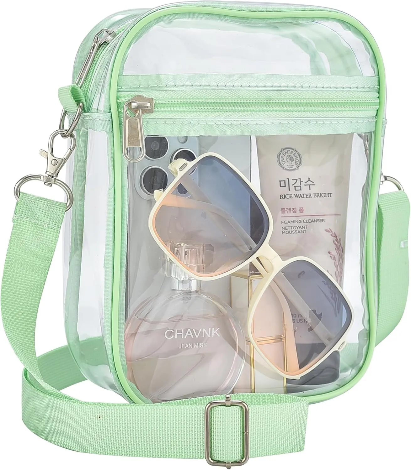 Clear Bag for Stadium Events Small Mini Clear Purse Bag for Stadium Concerts Sports Events Festivals