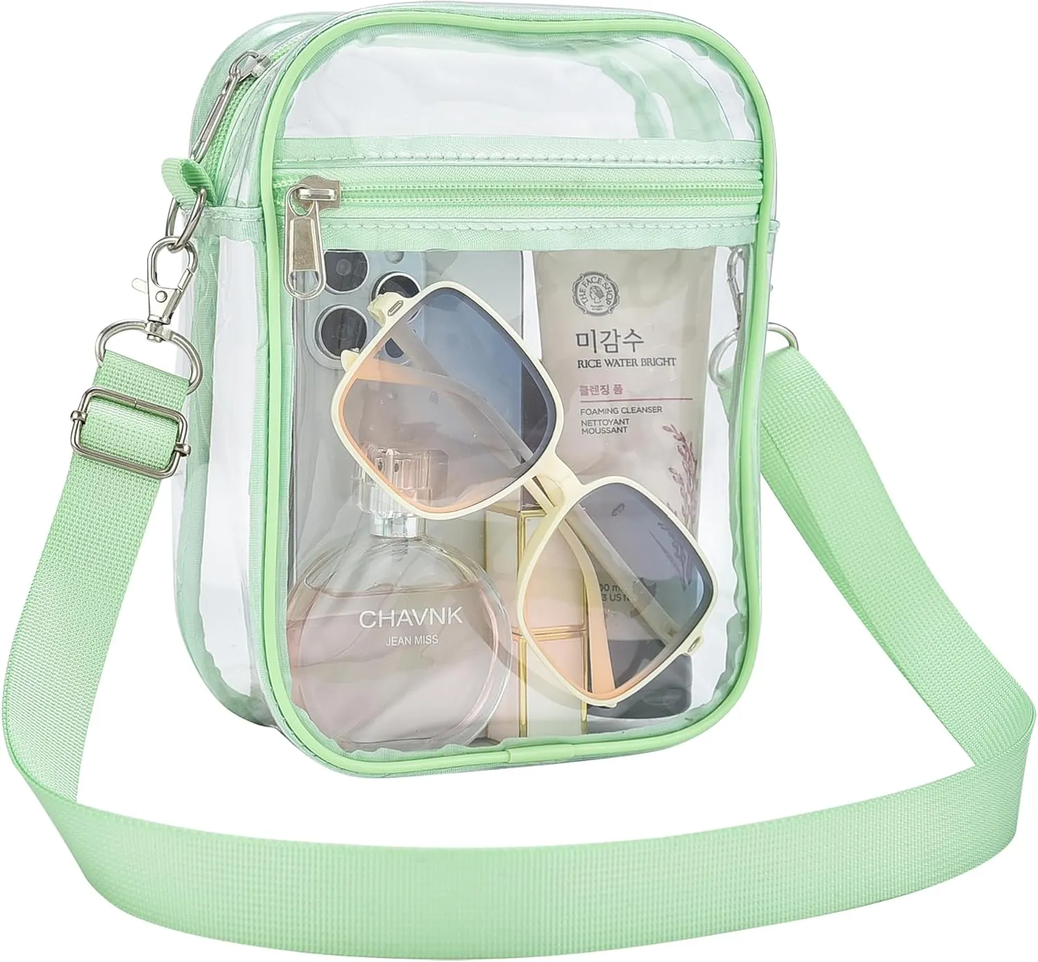 Clear Bag for Stadium Events Small Mini Clear Purse Bag for Stadium Concerts Sports Events Festivals