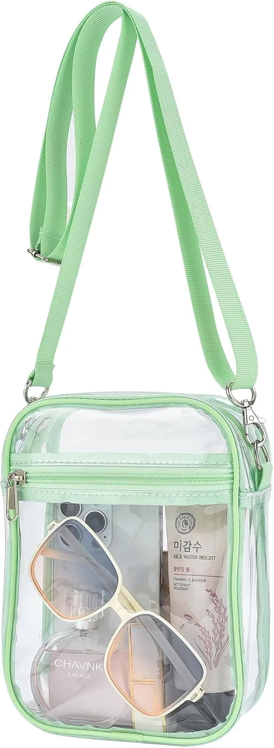 Clear Bag for Stadium Events Small Mini Clear Purse Bag for Stadium Concerts Sports Events Festivals