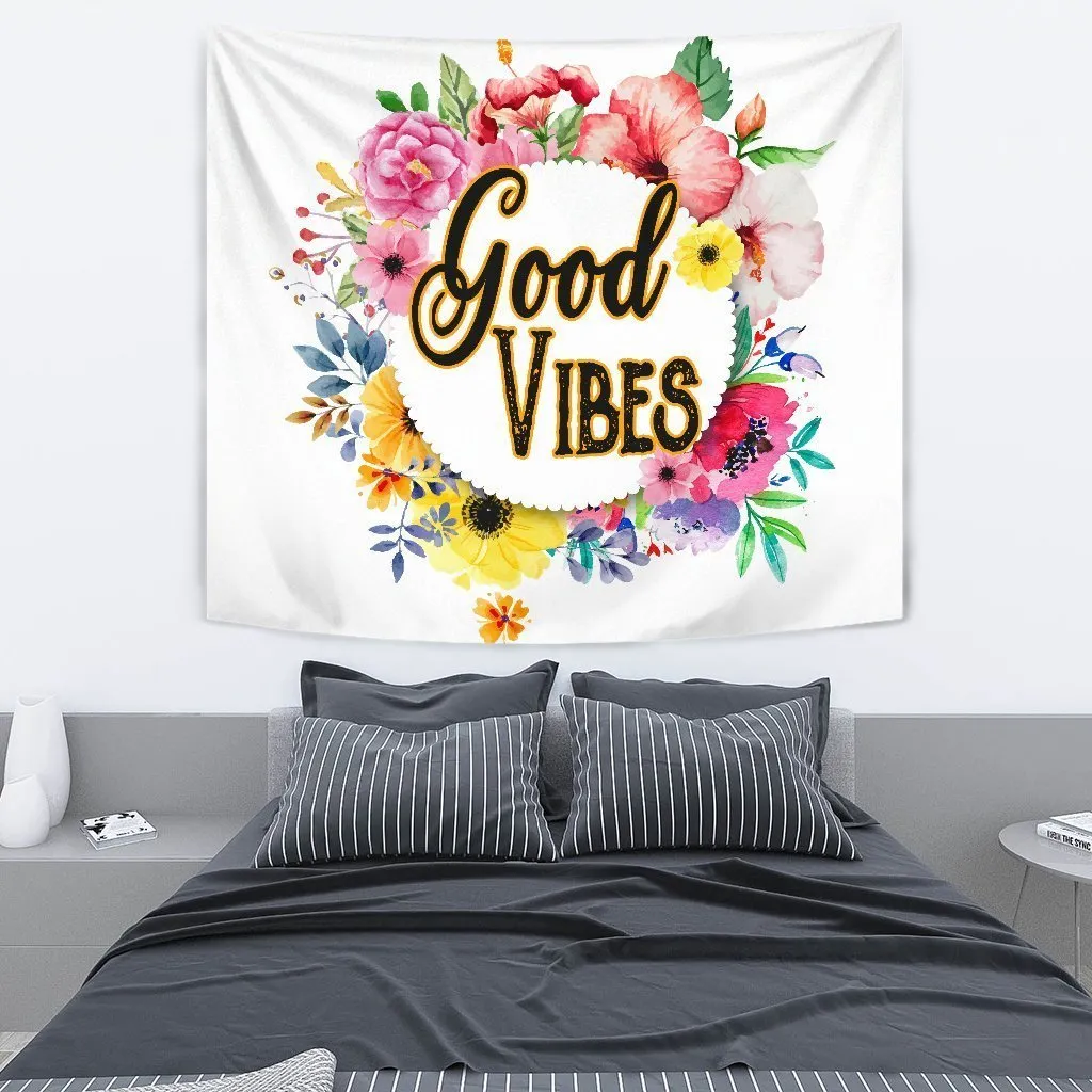 Colorful Flowers Tapestry