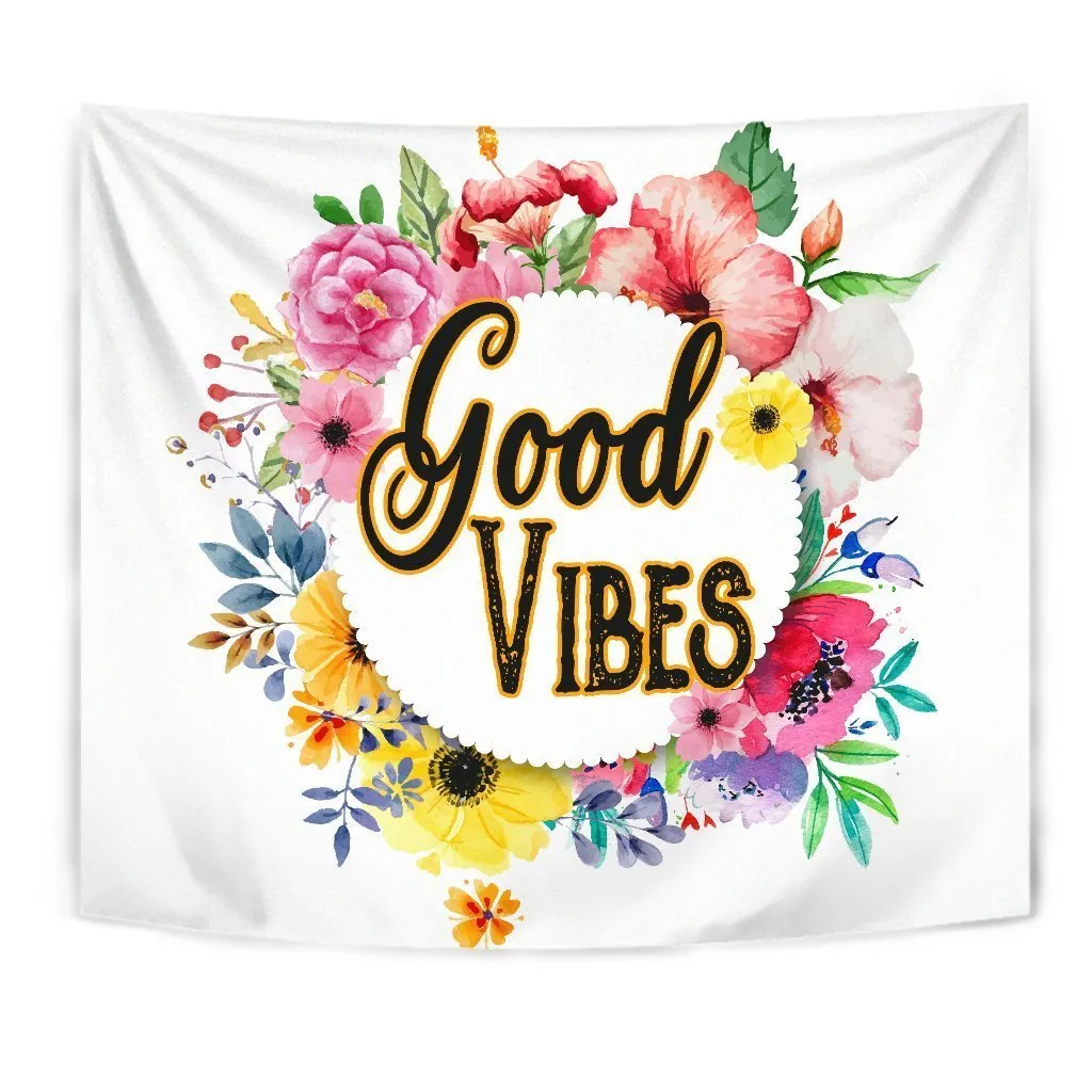 Colorful Flowers Tapestry