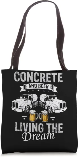 Concrete Finisher Design for Construction Cement Worker Tote Bag