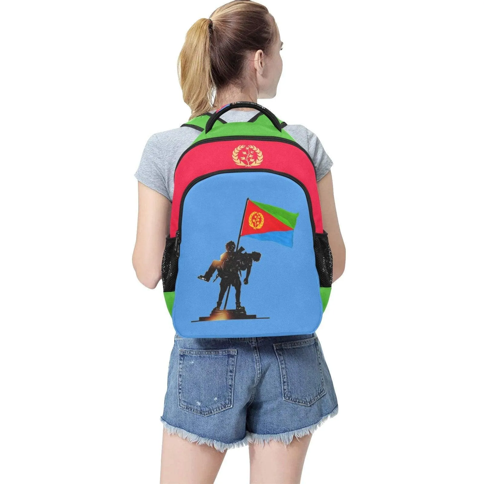 Eritrean Flag Backpack for Martyrs day