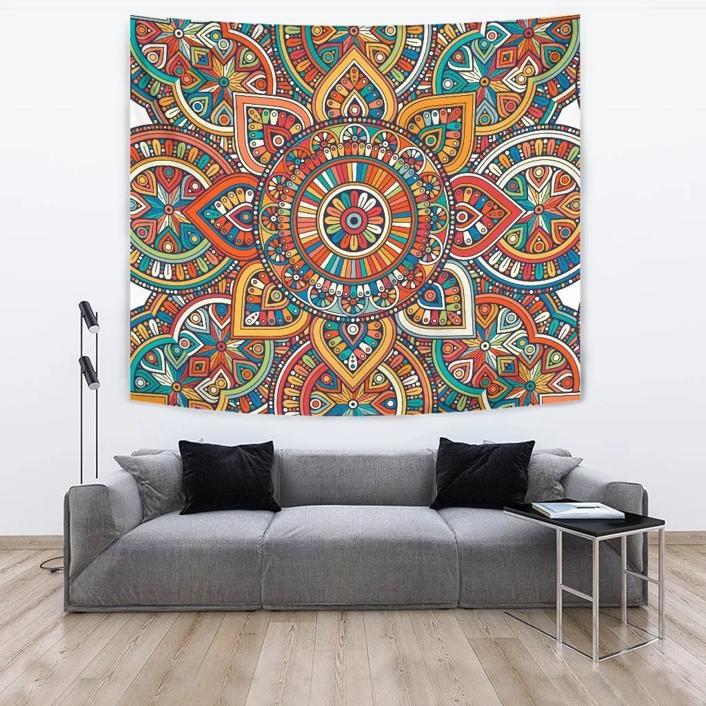 Mandala Colorful Tapestry