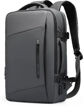 Mark Ryden Business Backpack for Men and Women, Expandable Travel Backpack, Waterproof Travel 25L-40L fit 17 Inch Laptop Backpack with USB Charging Port, Carry on Flight Approved Computer Backpack