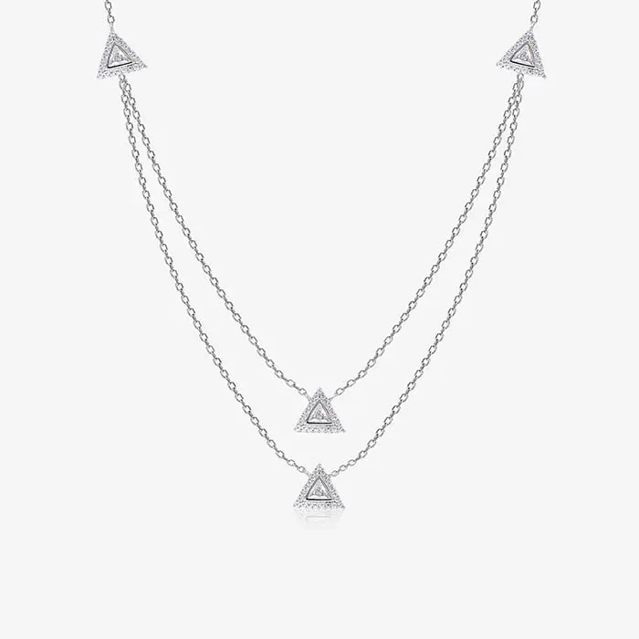 Radiance Triangular Jewellery Set
