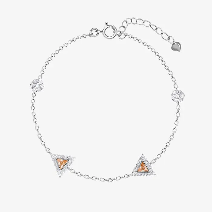 Radiance Triangular Jewellery Set