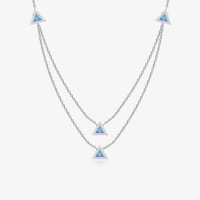 Radiance Triangular Jewellery Set