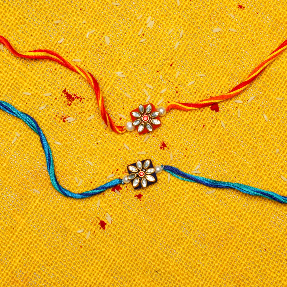 Set of 2 Handmade Rakhi
