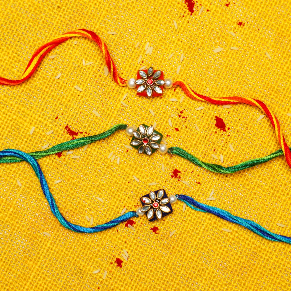 Set of 3 Handmade Rakhi