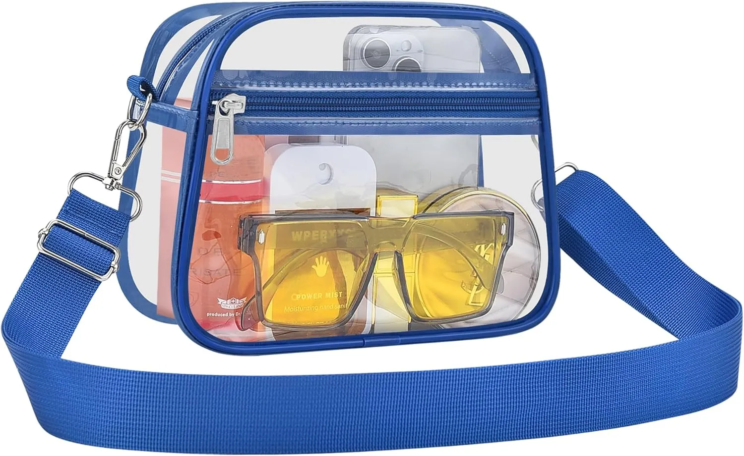 USPECLARE Clear Bag for Stadium Events Clear Purse for Women and Men for Sports Events Concerts Festivals